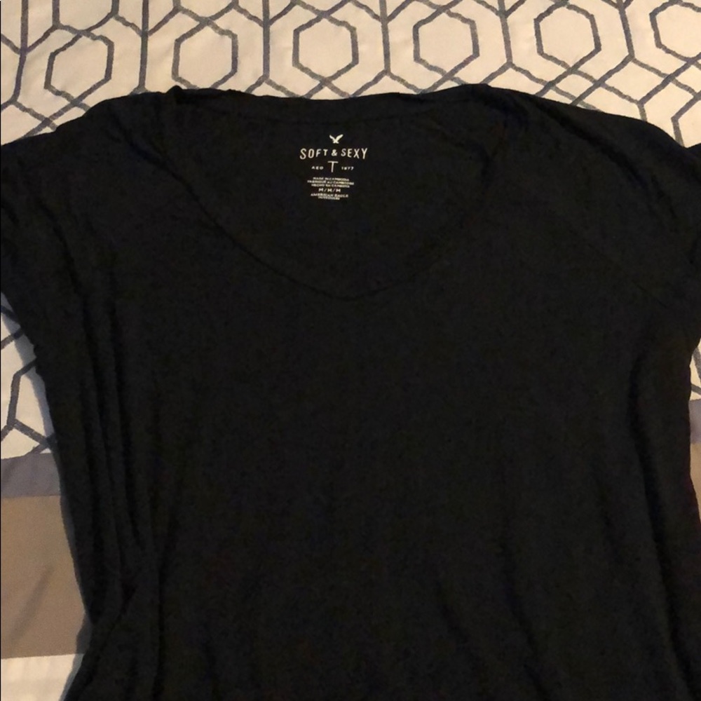 blue soft tee